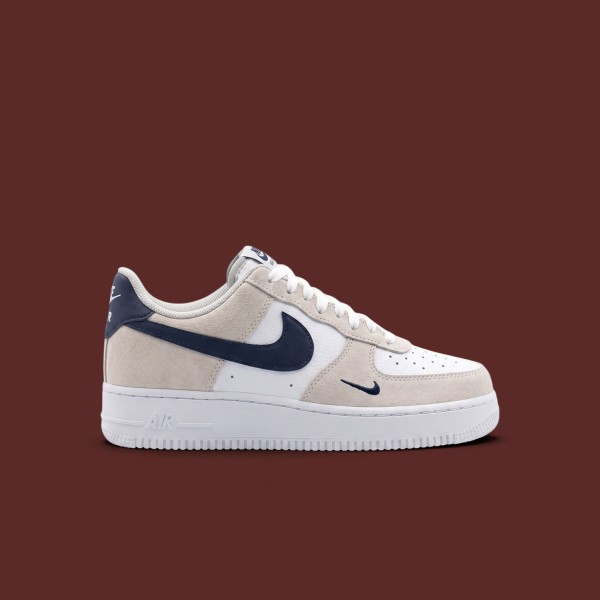 Nike Airforce Premium Beyaz Gri Lacivert